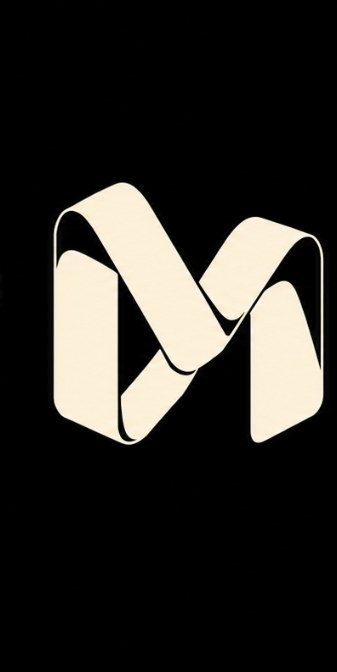 Original Ribbon M graphic artwork
